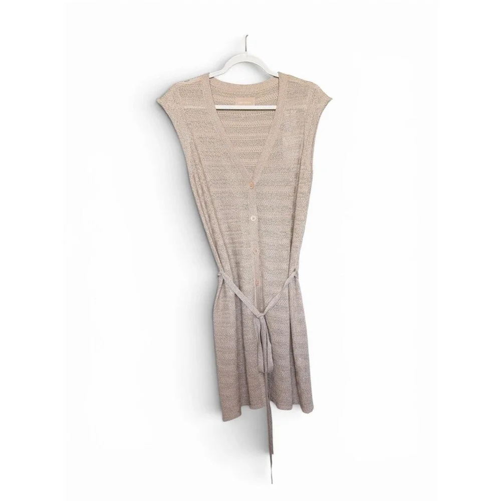 New Zadig & Voltaire Beige Crochet Knit Dress or Cover up